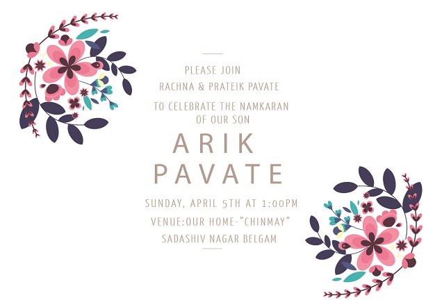 anniversary invitation card